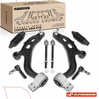 Set of 8 Front Lower Control Arms with Ball Joints for Ford Flex Taurus (2009–2019)