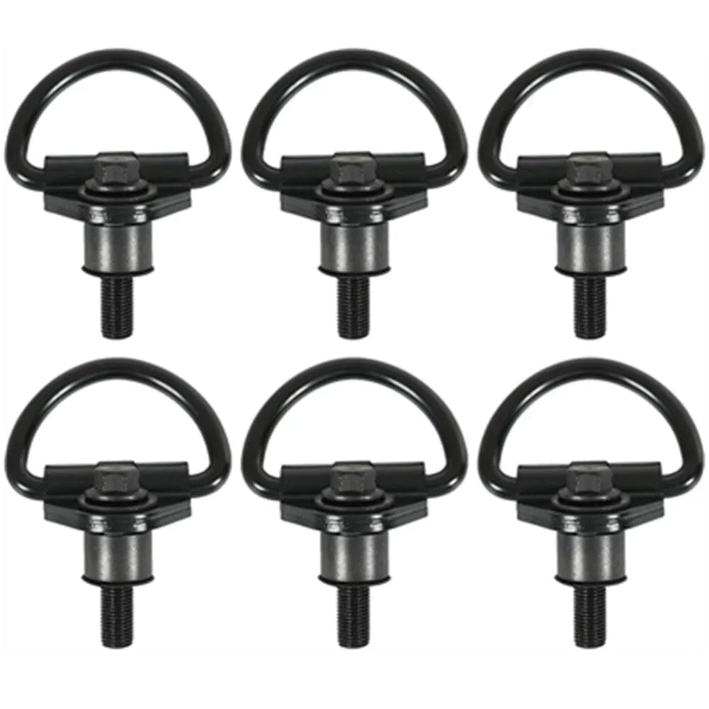 6 x Steel Cargo Hooks for 15-23 Ford Transit 150 250 350 (2015-2023)
