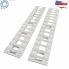 2X 84"x15" Aluminum Loading Ramps for ATV Motorcycle Truck (6000lbs Capacity)