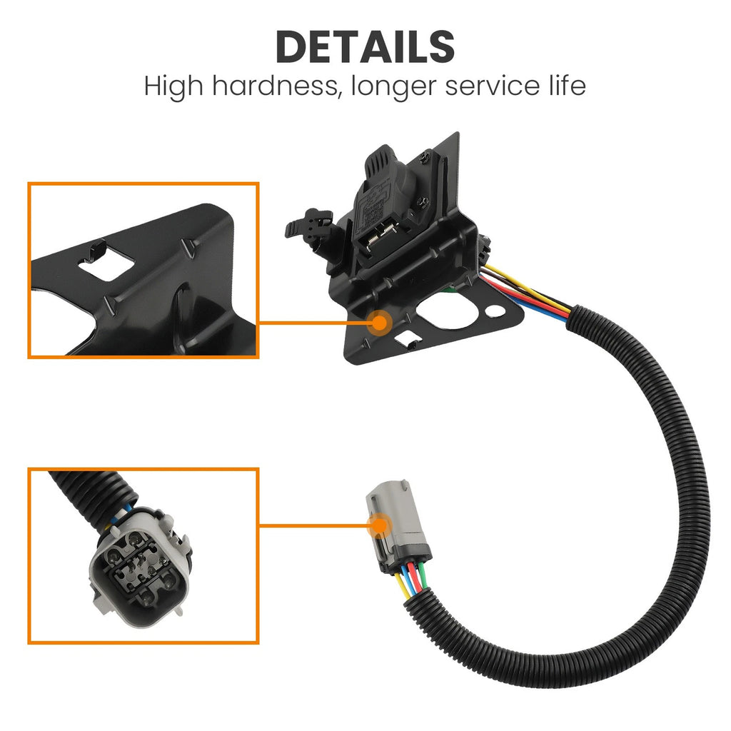 Trailer Tow Wiring Harness 4 & 7 Pin Plug for Ford F-250 F-350 (2002–2004)
