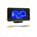 3-in-1 LCD Oil Pressure, Voltmeter, Water Temp Gauge for Car Truck (12V/24V)