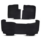 Set of 4 Black Floor Mats for Ford F-150 Super Crew Cab (2004–2008)