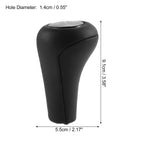 6 Speed Manual Gear Shift Knob for BMW  Faux Leather Black