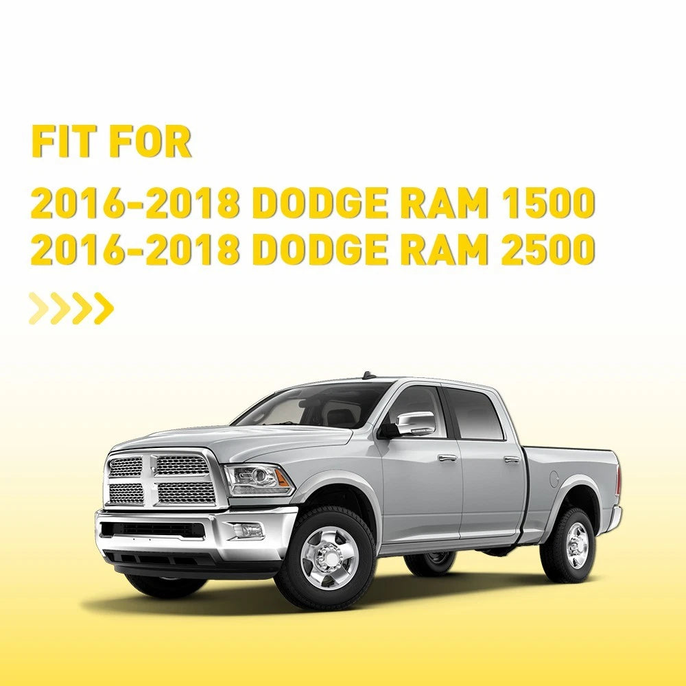 Pair LED Truck Bed Cargo Lights + Wiring Kit for Dodge RAM 1500 2500 (2016–2018)