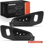 2X Front Black Interior Door Handle w/Keyhole for Ford Transit (2014–2018)