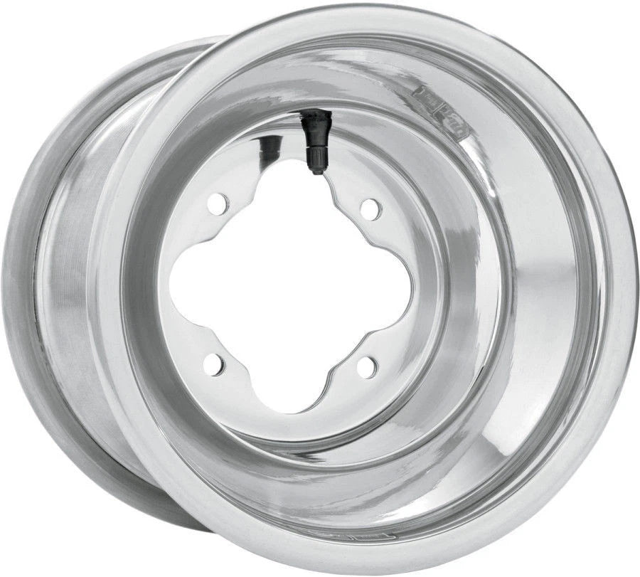 DWT Polished A5 Rolled Lip ATV Rear Wheel 9" 9x8 4/110 for Honda TRX 250R 450R (1986–2009)