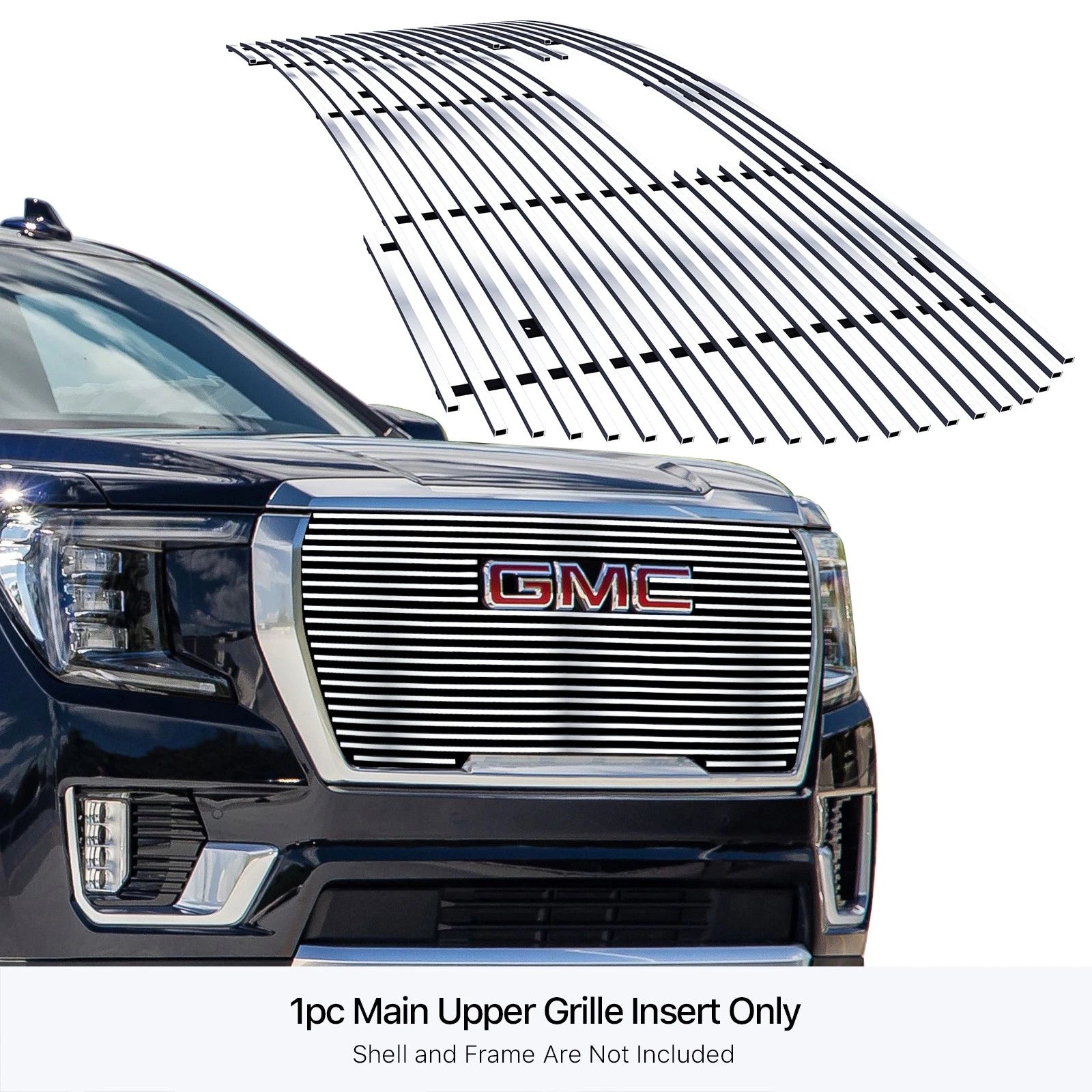 Stainless Chrome Billet Grille Insert for GMC Yukon Denali (2021-2024)