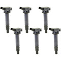 Set of 6 Ignition Coils for Toyota 4Runner Tacoma Lexus LC500 IS500 RC F GS xB