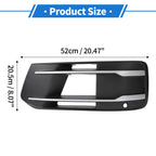 1pc Fog Light Grill for Audi Q7 (2016–2020) No. 4M0807681T Black Silver Tone