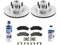 Front Brake Pad and Rotor Kit for Mazda B2500 (2001) QB641QY