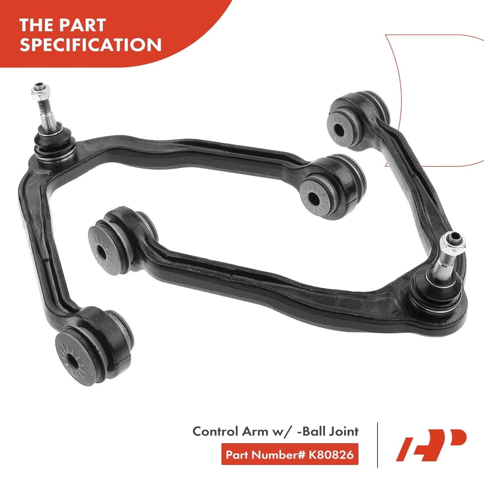 Set of 6 Front Upper Control Arm Ball Joints for Chevy GMC