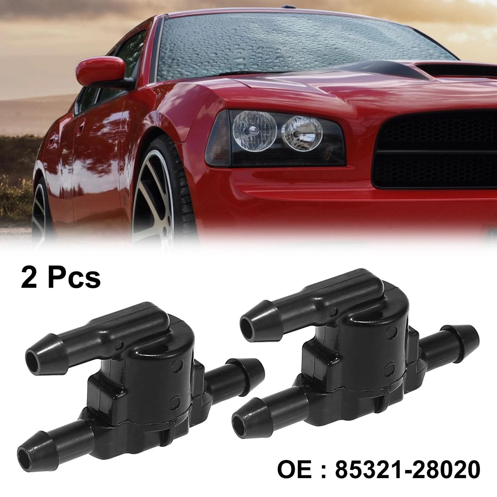 2X Wiper Washer Windshield Check Valve for Toyota Corolla Tundra  85321-28020