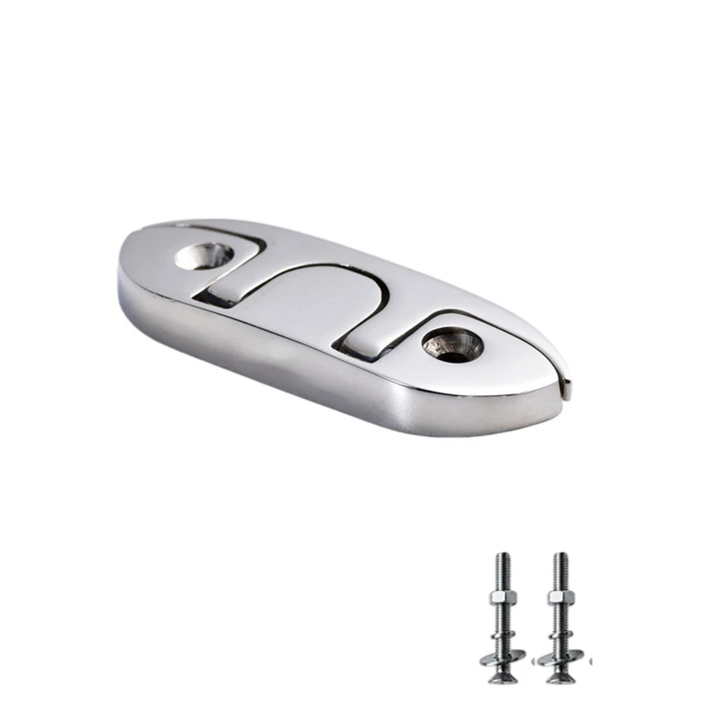 Dock Cleat 316 Stainless Steel Folding for Kayak Boat RV (4.5 in, 6 in)