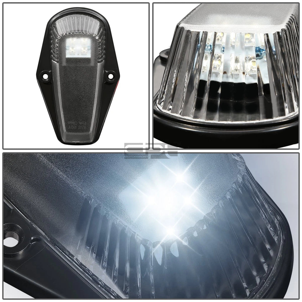 5Pcs LED Cab Roof Running Lights for Ford F-Series Pickup (1980–1996)