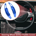 2X Blue Aluminum Alloy Steering Wheel Paddles for Subaru Forester (2012–2025)