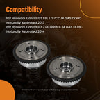 2pcs Camshaft Timing Adjuster for Hyundai Elantra GT 1.8L (2013) 24370-2E010