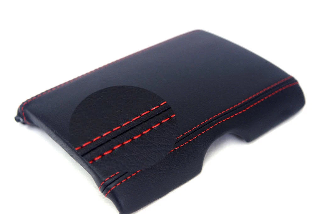 Center Console Armrest Cover for Mazda Miata (1999–2005) Red Stitch