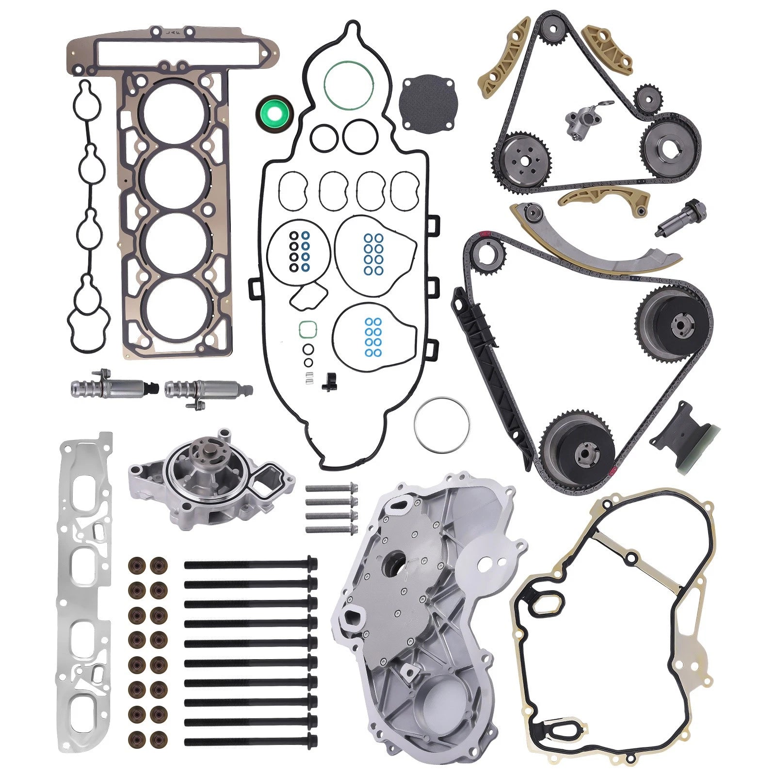 Timing Chain Kit & Oil Pump Actuator Gear Cover for Chevrolet HHR (2009–2011)