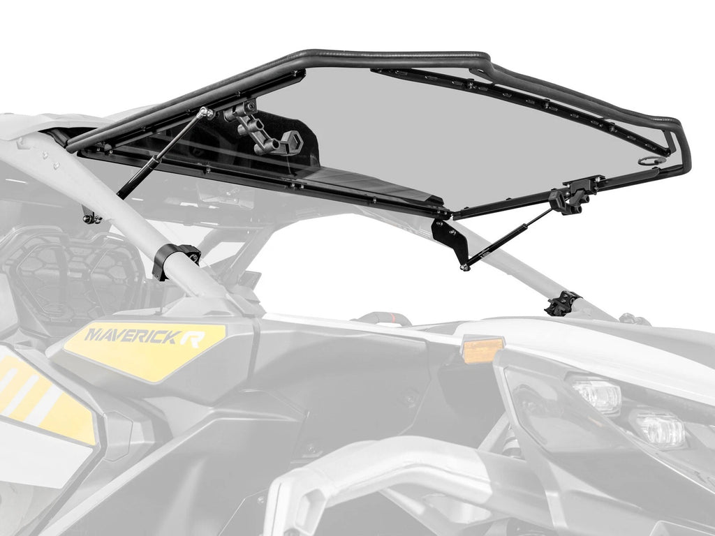 Scratch Resistant Light Tint Flip Windshield for Can-Am Maverick R (2013–2023)