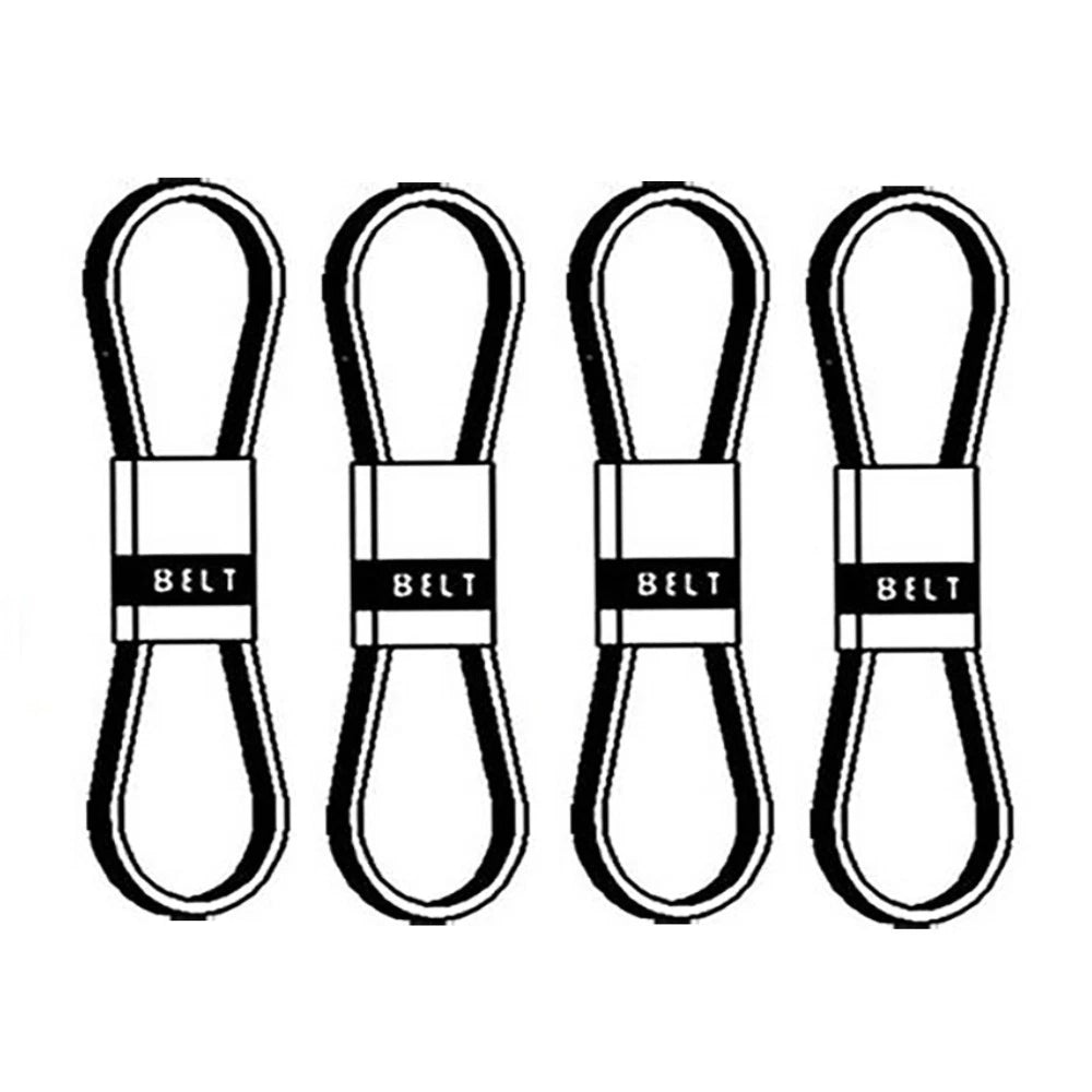 Set of 4 Drive Belts for John Deere 265 275 285 R310 (AE73700)
