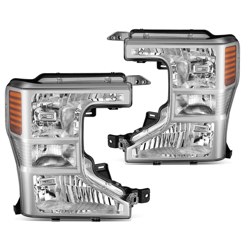 Factory Style Smoked Amber Headlights for Chevy Impala Limited Monte Carlo (2006–2016)