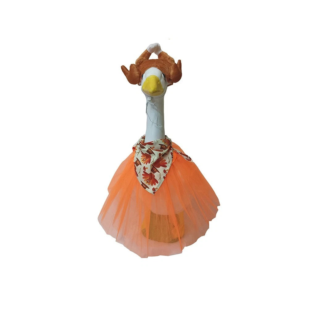 Thanksgiving Turkey Costume for Porch Goose (23 Inch)