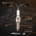 6X Spark Plugs LKR7AIX for Mercedes-Benz C216 SLK350 (2005–2011) V6 3.5L