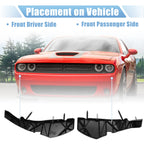 Front Bumper Support Brackets Cover Kit 68375013AA for Dodge Challenger (2015–2021)