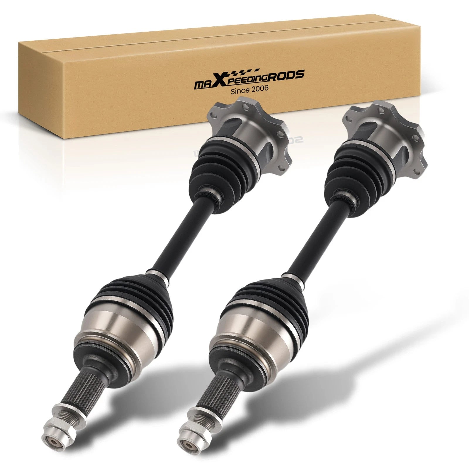 Pair Front CV Axle Shafts for Chevy Silverado GMC Sierra 1500 (2007–2018)