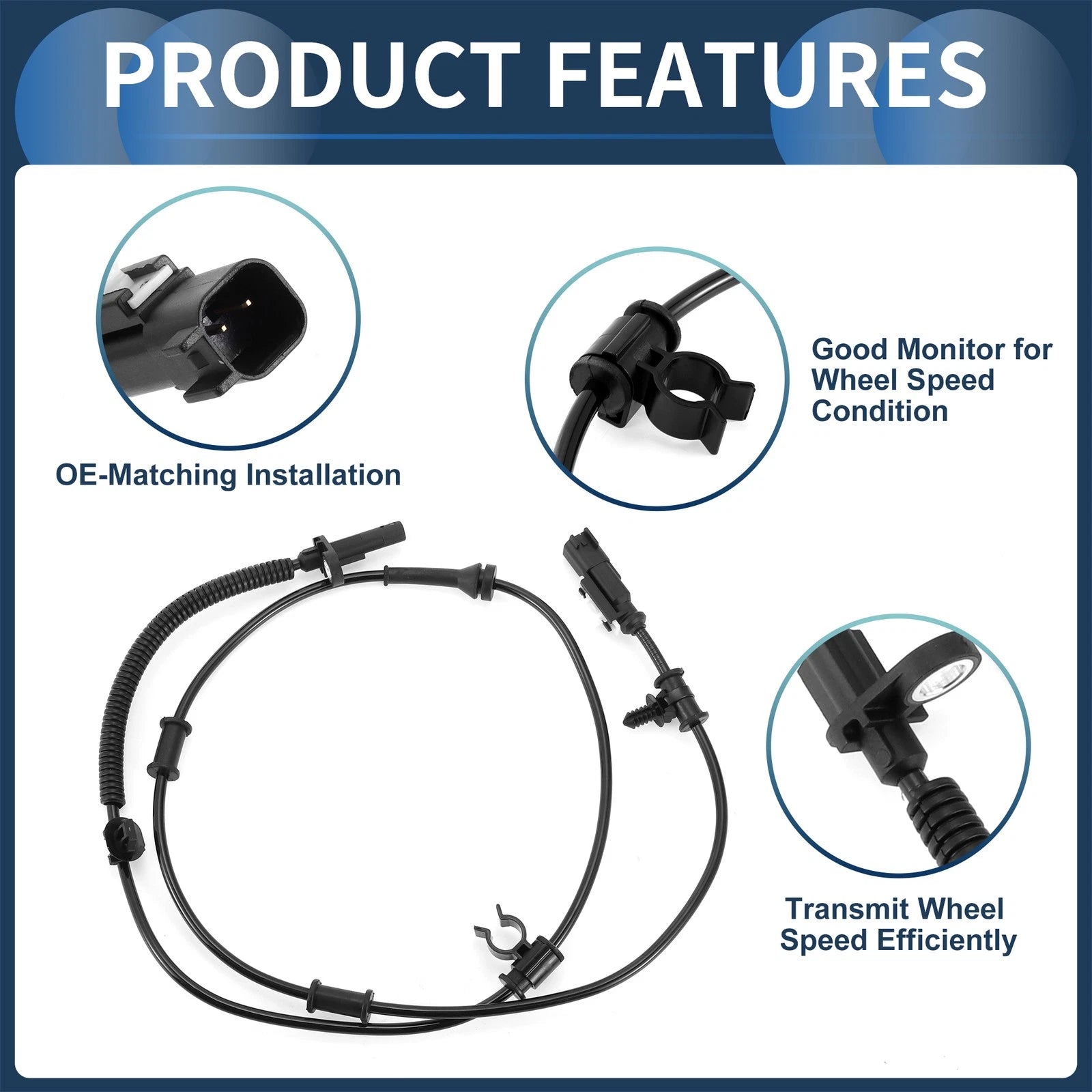 ABS Wheel Speed Sensor for Ford F-250 Super Duty (2011–2016) No.BC3Z2C191E