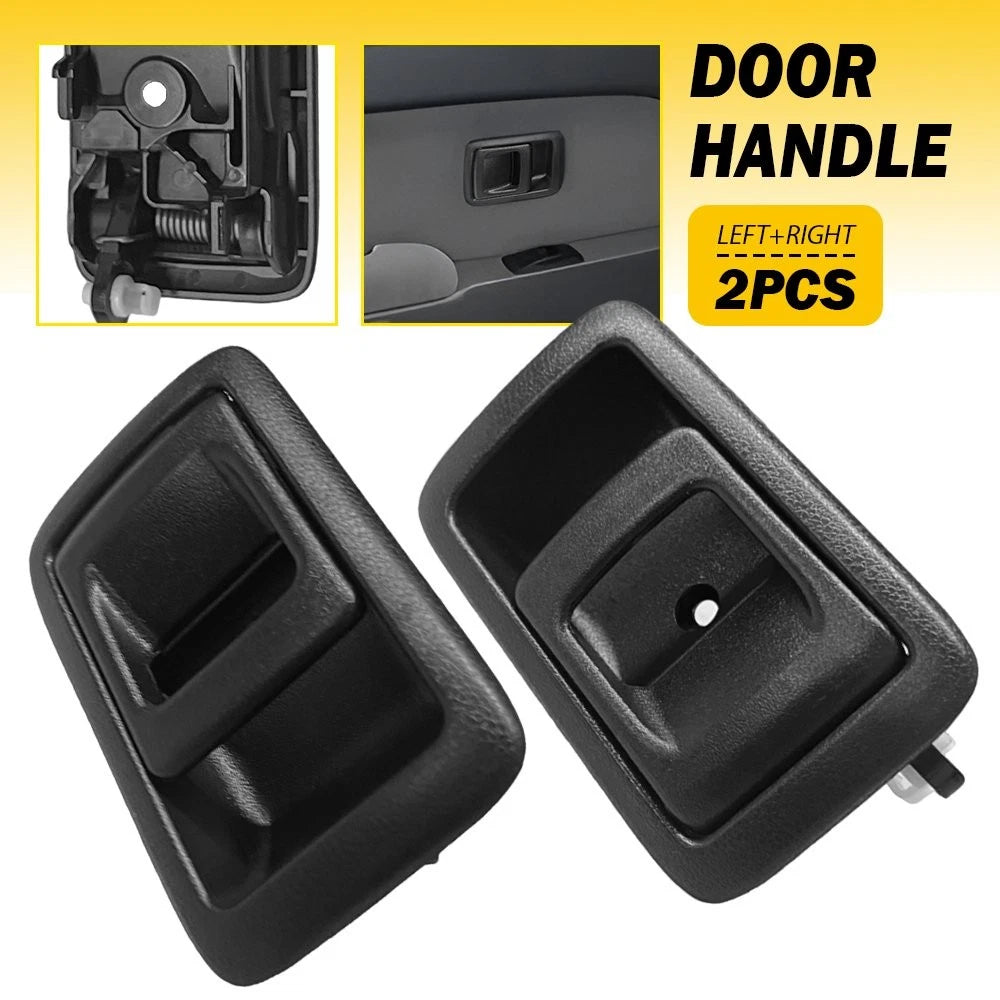 2X Black Interior Inner Door Handles for Toyota 4Runner Tacoma (1996–2004)