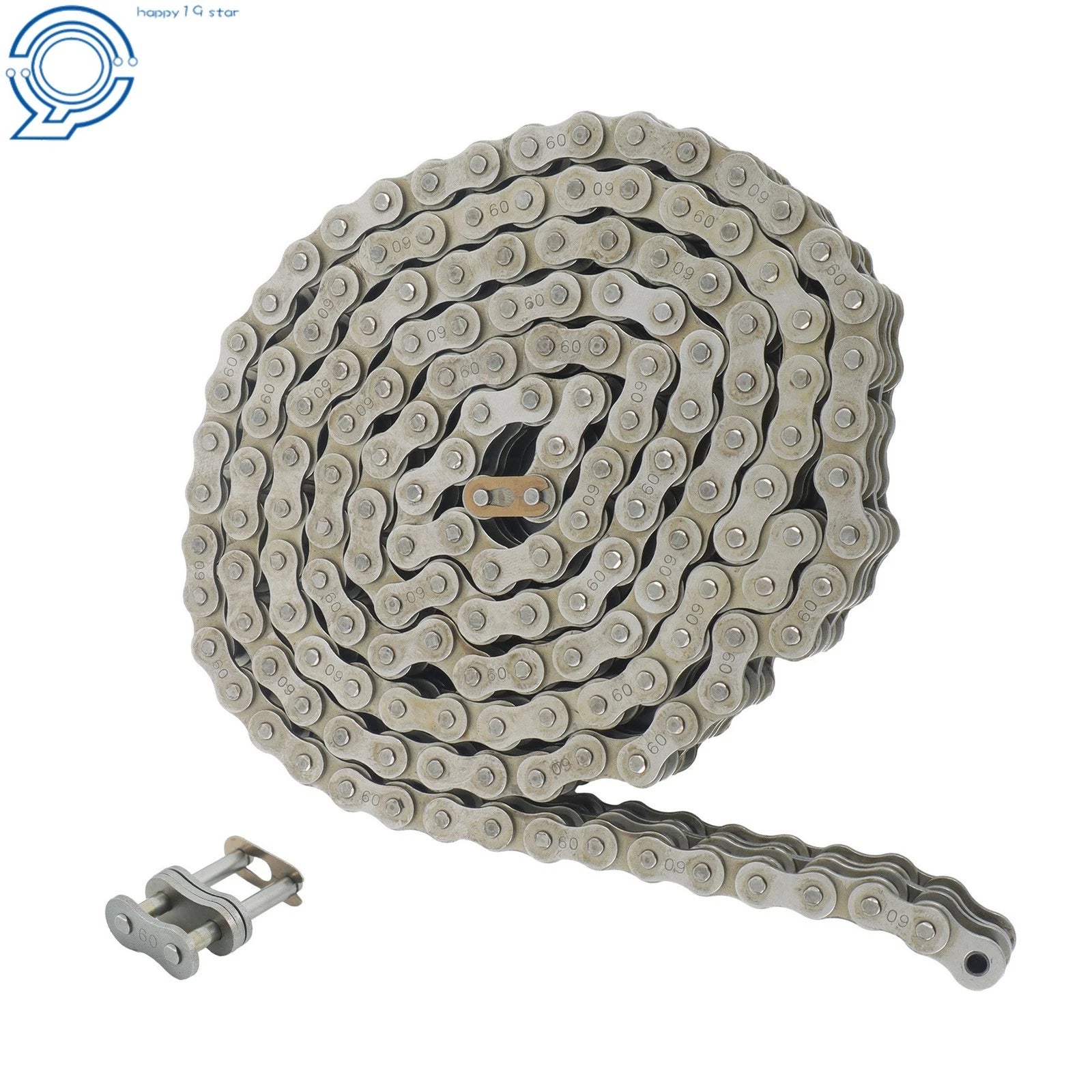 2X Duplex Roller Chain for Various Applications (10 Feet)