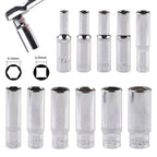 1PC 4-14mm Deep Socket Adapter for 1/4 Inch Hex Socket Wrench