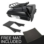 Matte Black Razor Trunk Pad for Harley Touring (1997–2008)