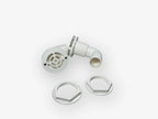 Set of 2 Th Marine TH-1592F-B 1.5in 90-Degree Barbed Thru-Hull, White