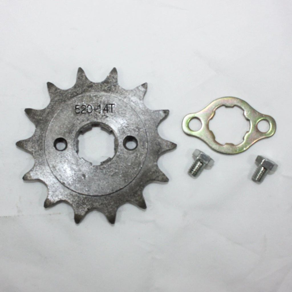 14T 20mm Front Sprocket Cog for PIT PRO Trail Dirt Quad Bike