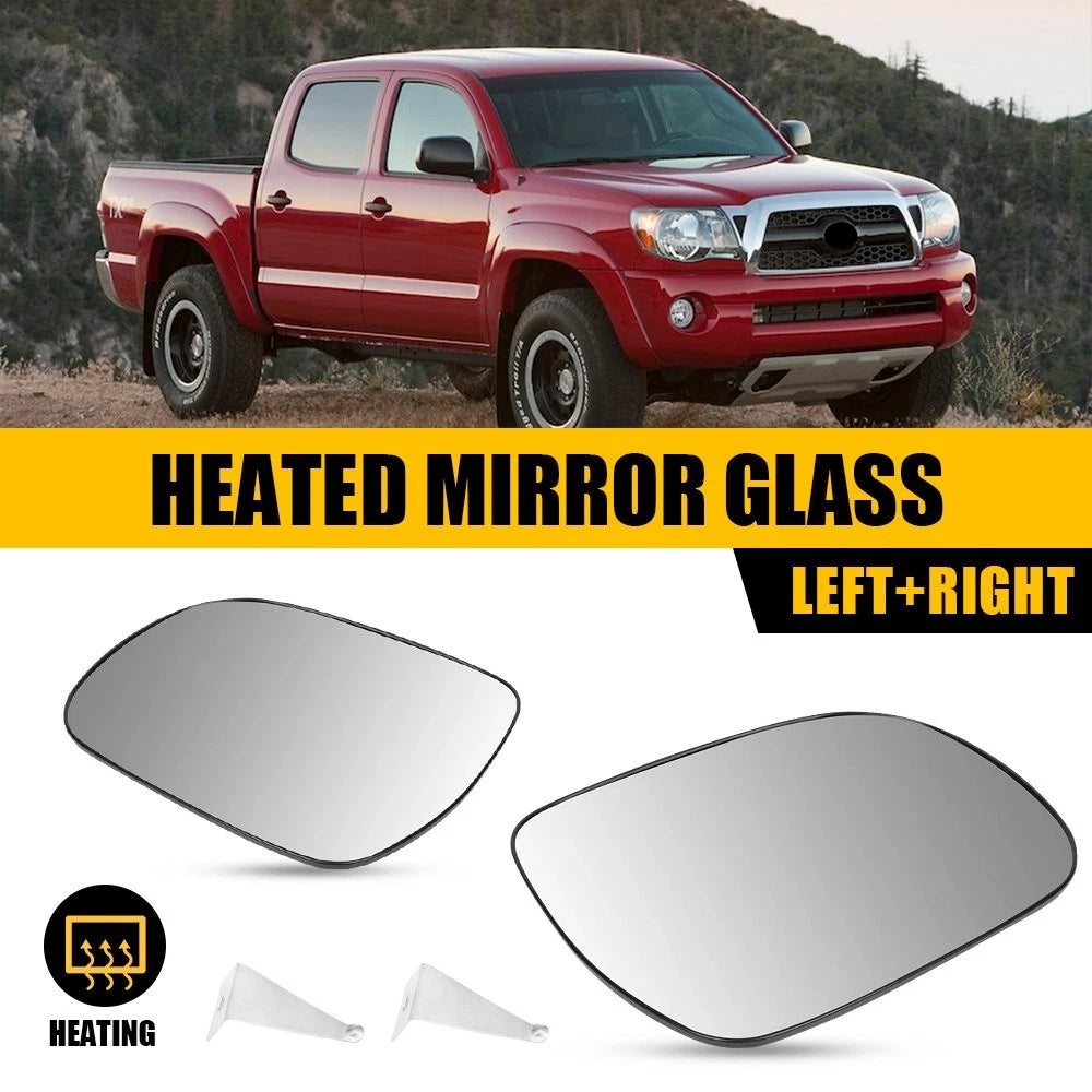 Heated Mirror Glass Set for Toyota Tacoma (2005–2011) W/Backing Plate