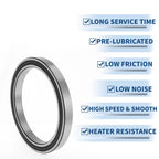Deep Groove Ball Bearing 6834VV for Scooter Skateboard Wheel (P0)