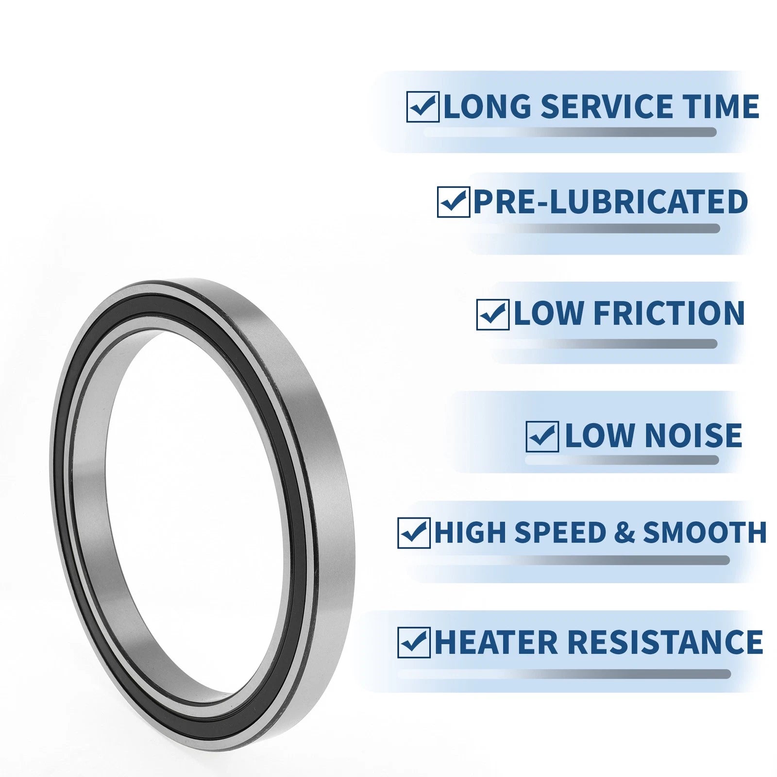 Deep Groove Ball Bearing 6834VV for Scooter Skateboard Wheel (P0)