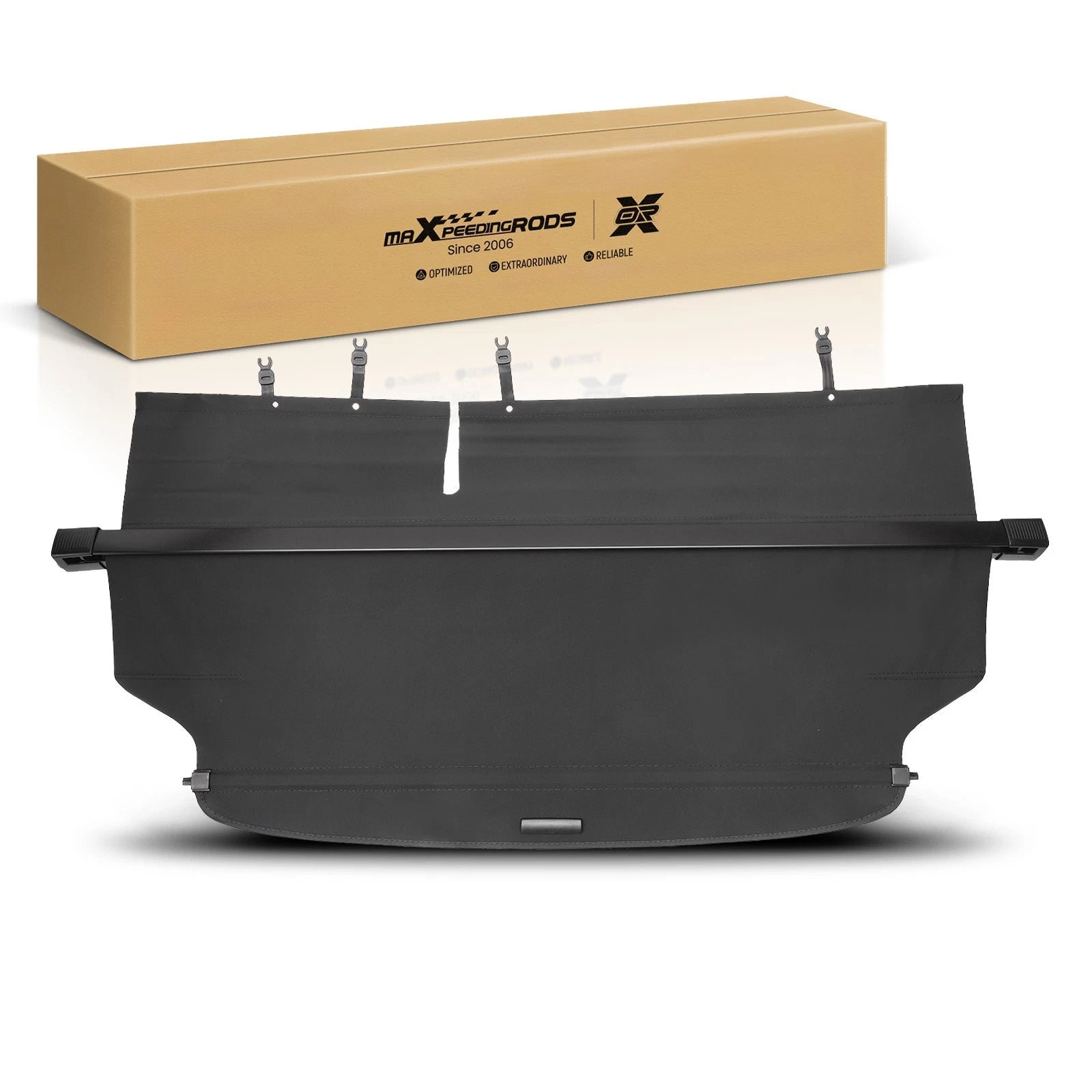 Cargo Cover for Honda CR-V (2007-2012) Retractable Black Canvas