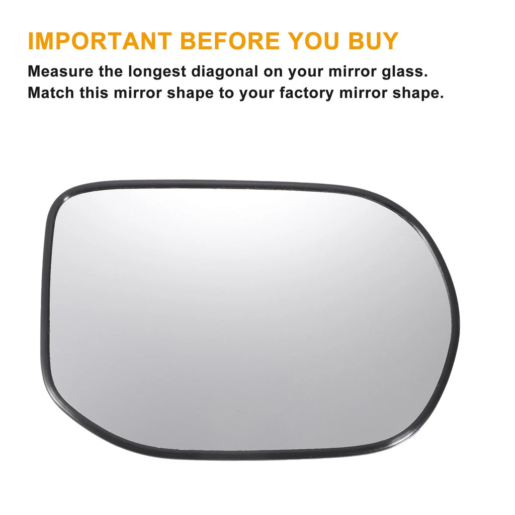 Pair Mirror Glass w/ Back Non-heated for Honda Civic (2006–2011)