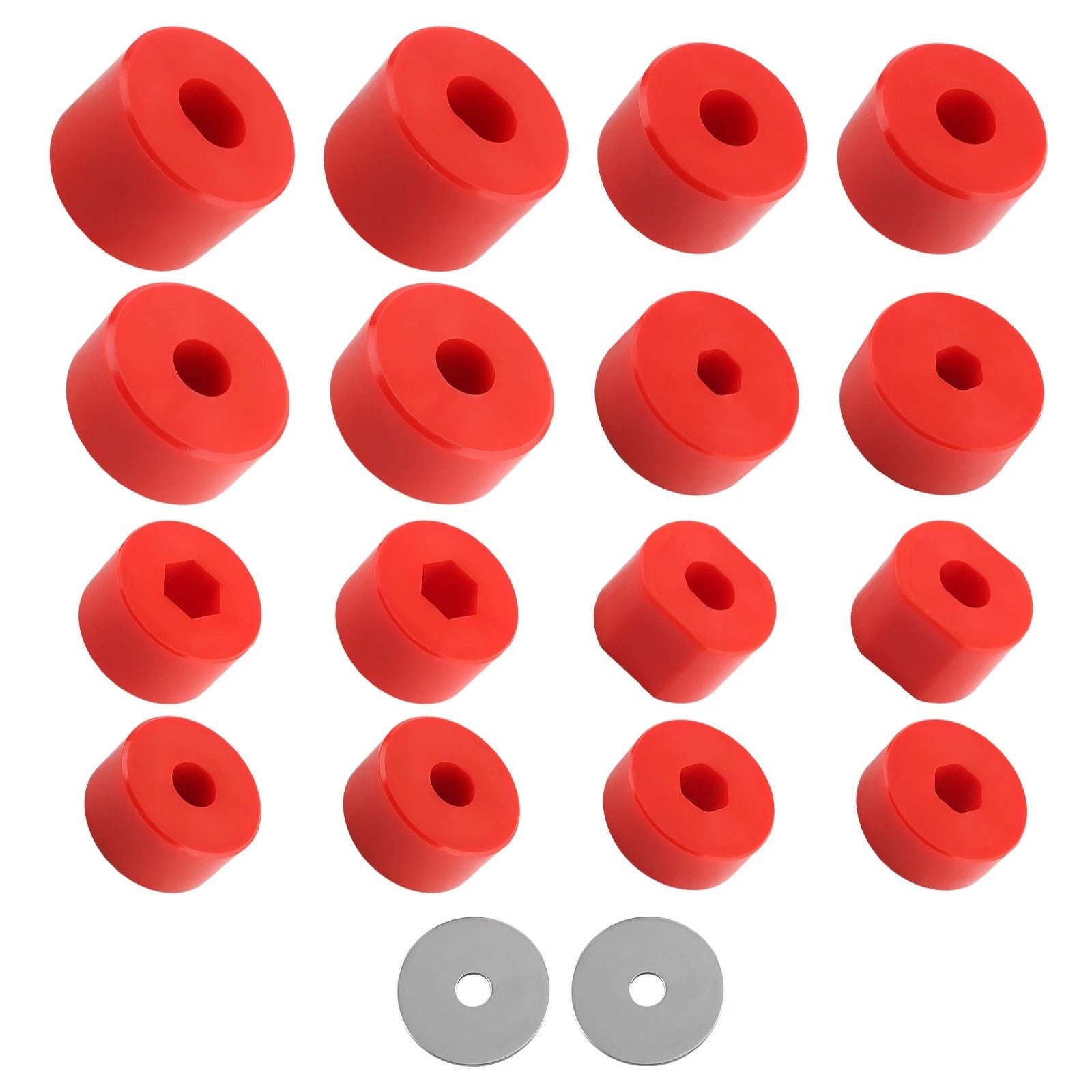Red Body Cab Mount Bushing Kit for Ford Explorer Sport Trac (2001–2005)