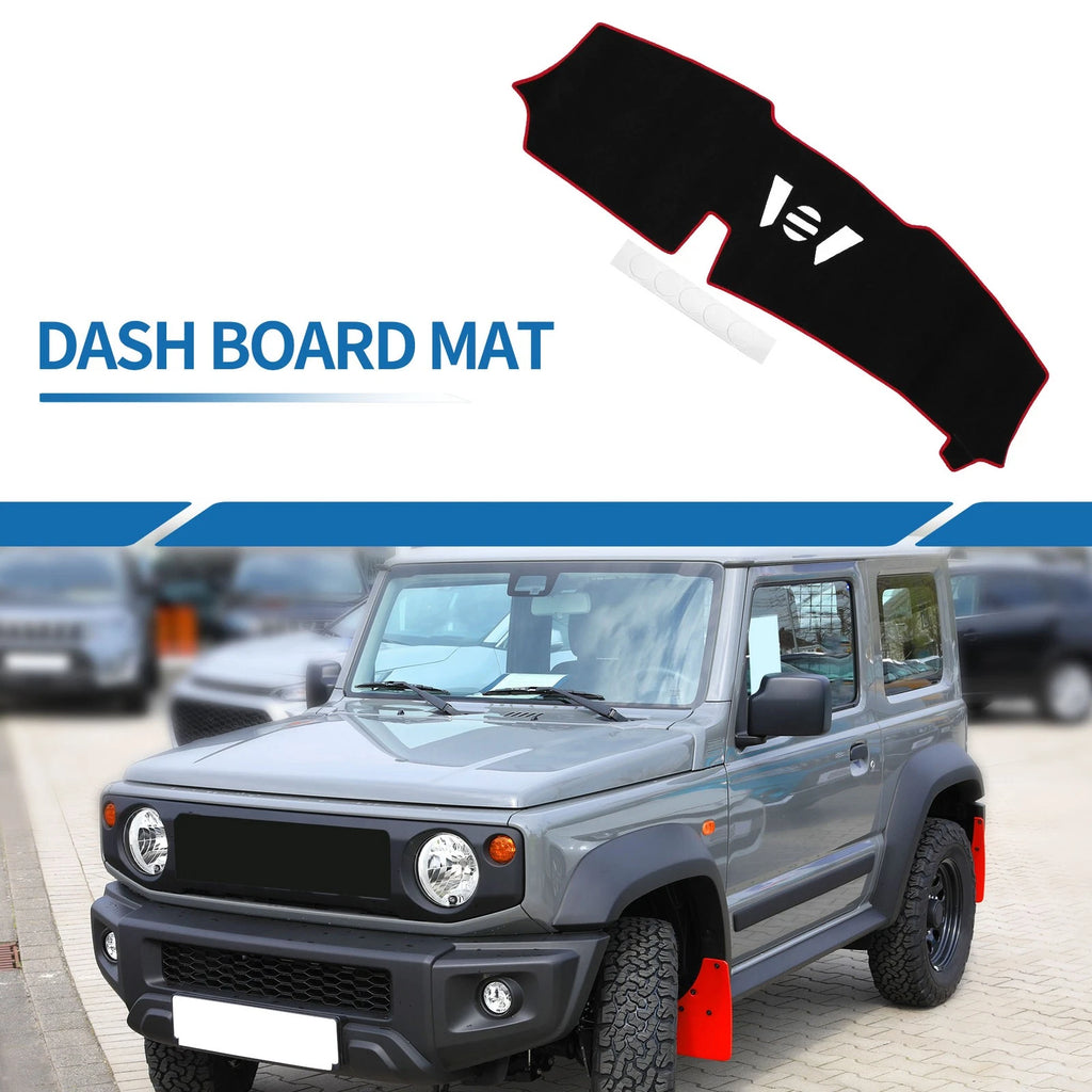 Dashboard Cover Mat for BMW X5 (2023–2024) Sun Protector Black Red