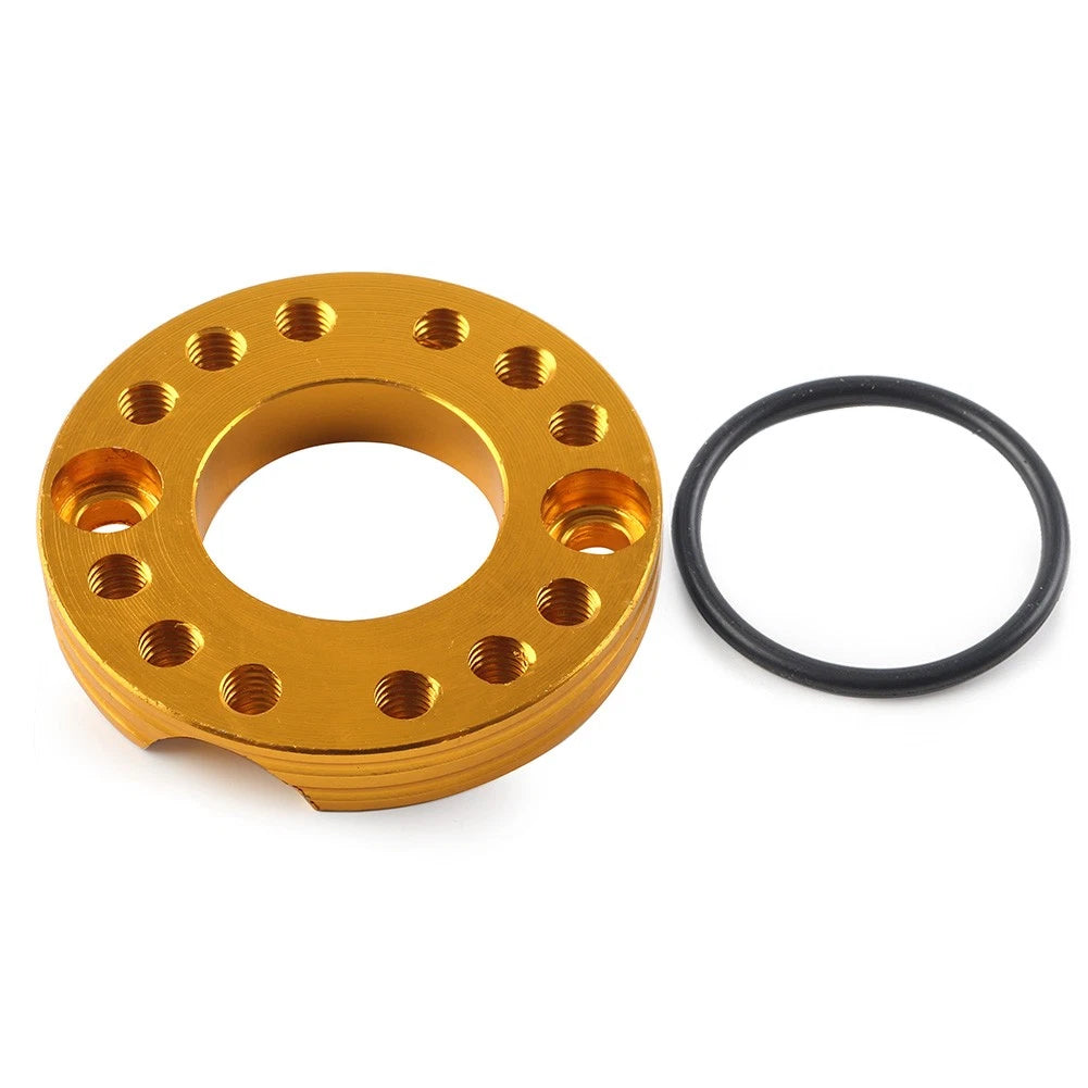 CNC Carb Adjuster Carburetor Inlet Manifold Spinner Plate 28MM for Pit Dirt Bike