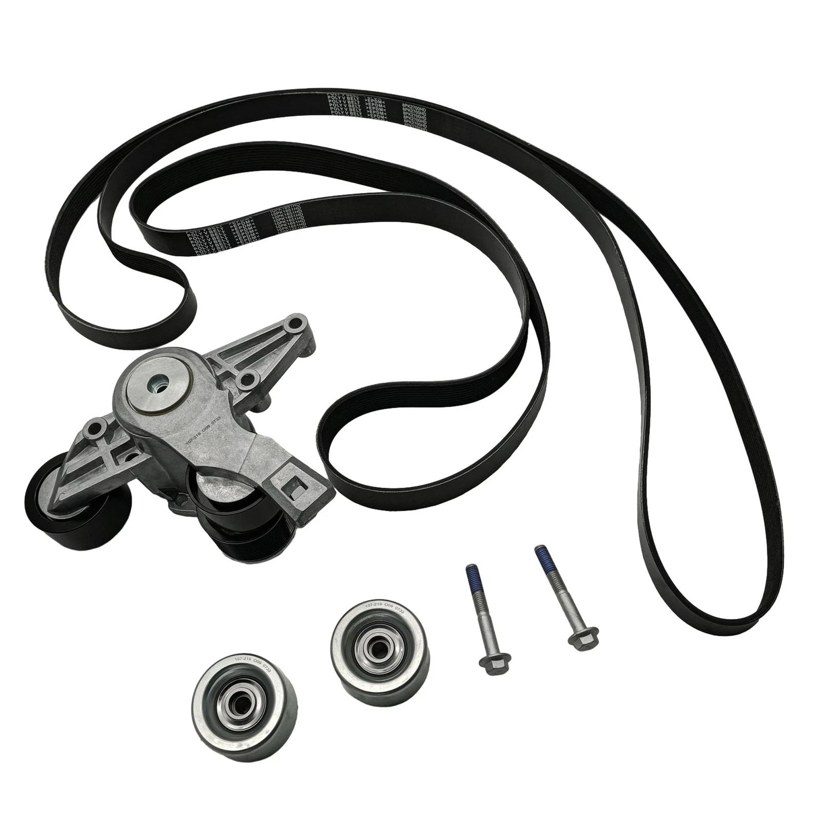 Serpentine Belt Drive Component Kit for Freightliner Cascadia Western Star (2010–2019)