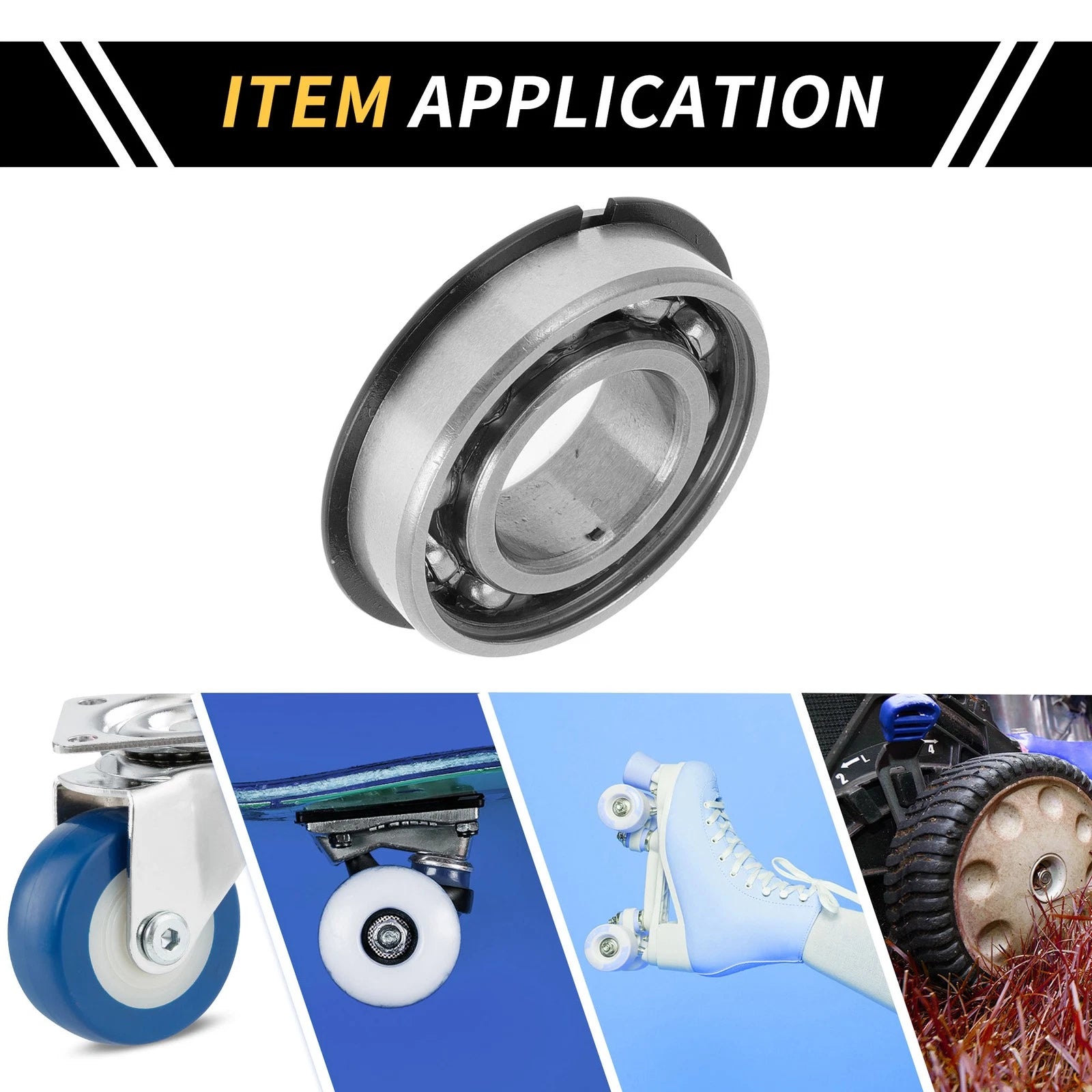 1 Pc 6003NR Deep Groove Ball Bearing for Scooter Skateboard Wheel (17x35x10mm)