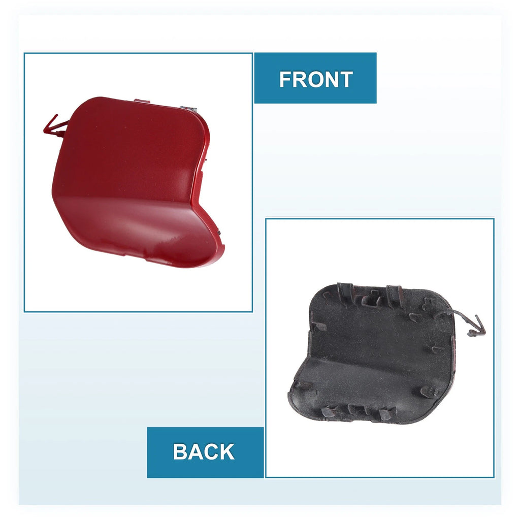 Front Bumper Tow Hook Cover 622A0-4BA0A for Nissan Rogue (2014–2016) Red