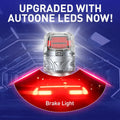 2X LED Brake Stop Tail Light Bulb 1156 BA15S for AUTOONE (7506)