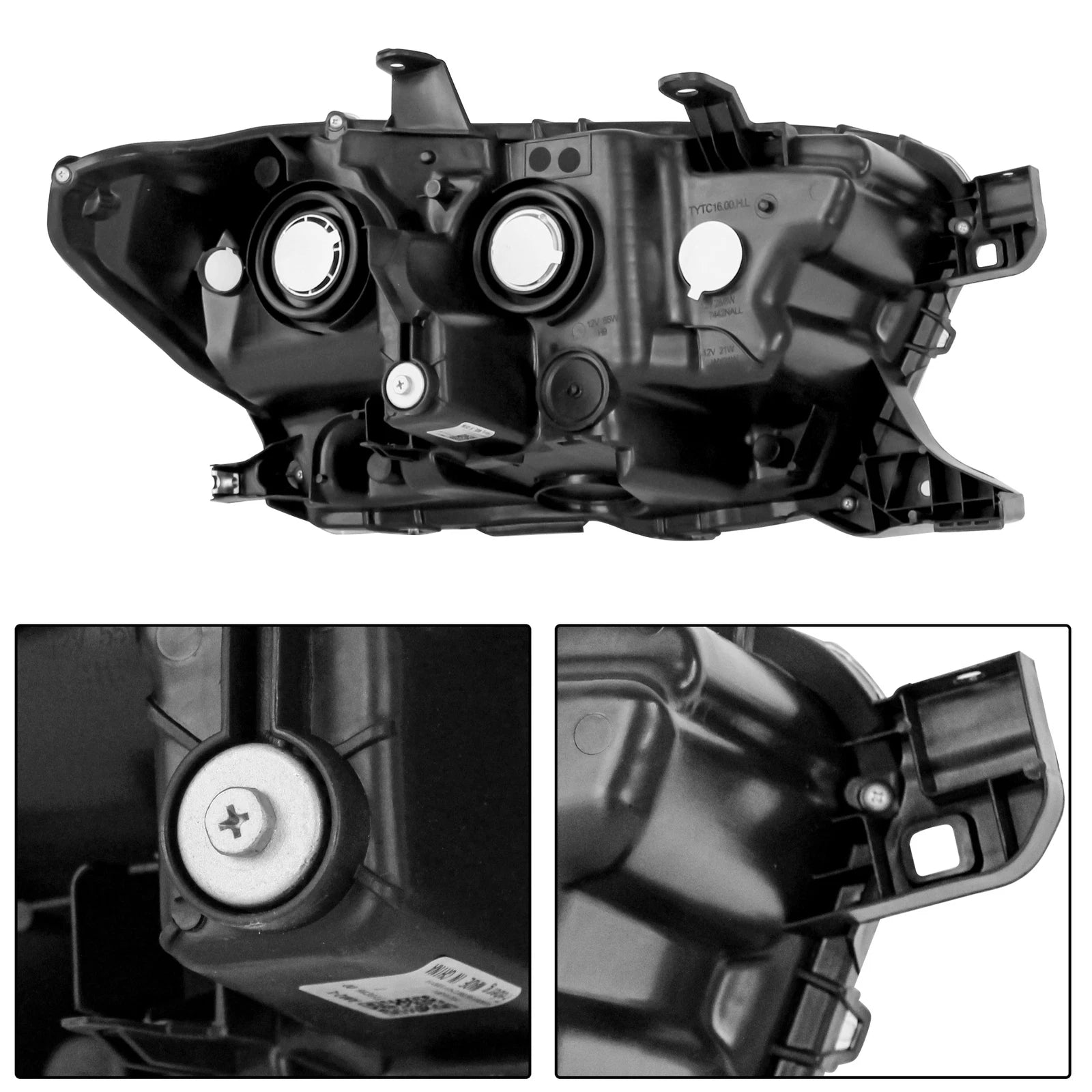 Set of 2 Headlamps Assembly for Toyota Tacoma (2016–2022)