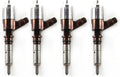 Set of 4 Fuel Injectors for Caterpillar 320D 321D 321DLCR 323D
